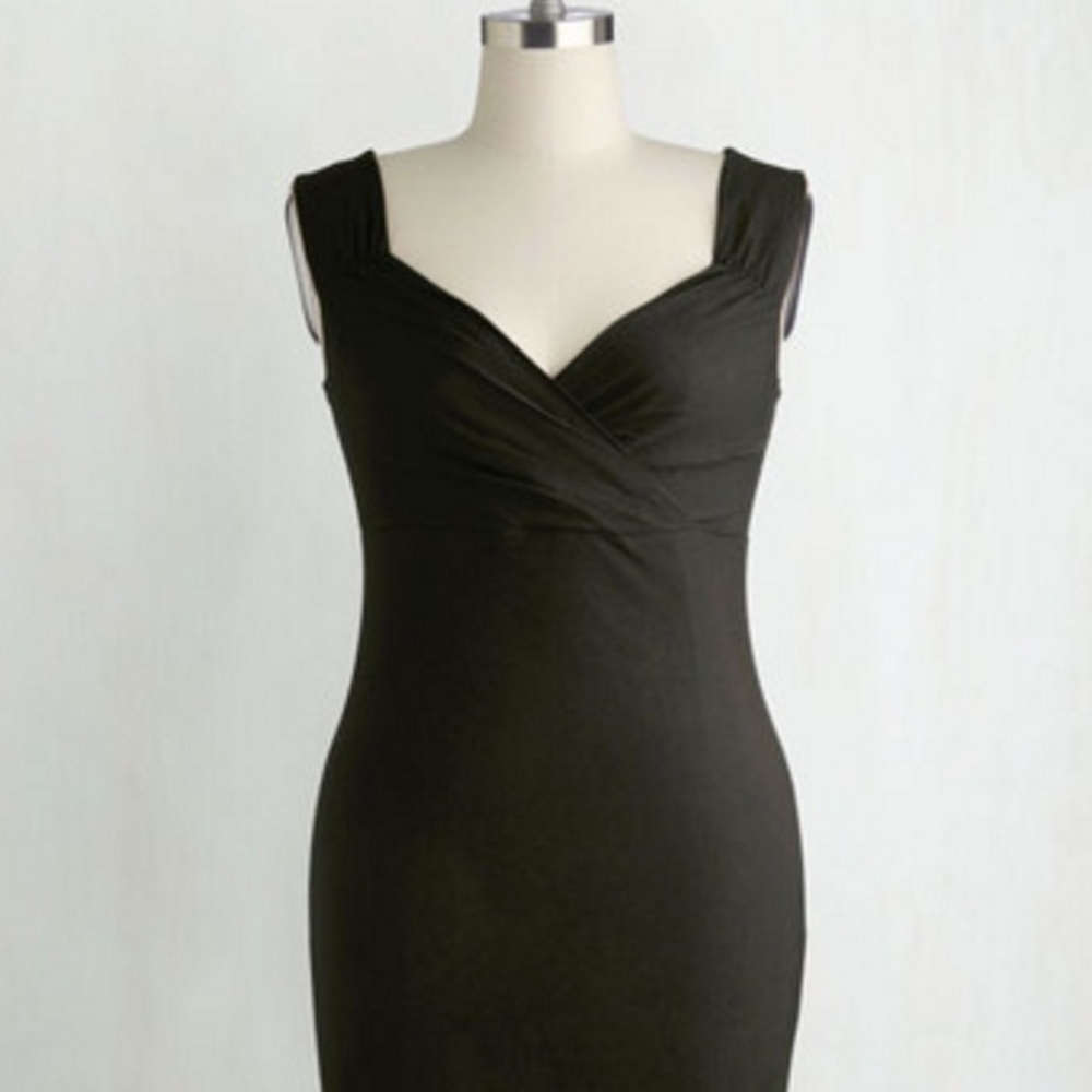 MOD CLOTH Rock Steady Black Sheath Dress